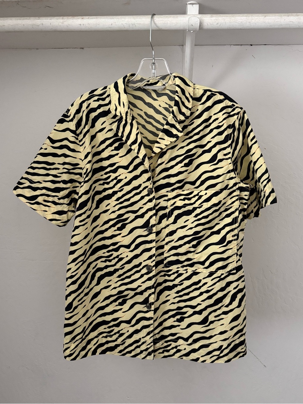 Everlane Cotton Tiger Striped Poplin Shirt